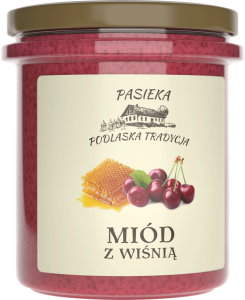 Z wiśnią - miód 400 g