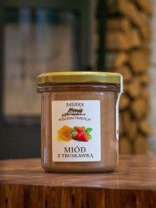 Z truskawką - miód 400 g