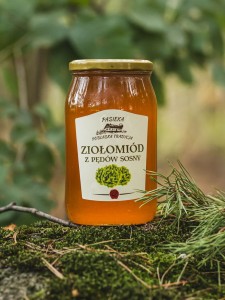 Ziołomiód z pędów sosny - miód 1200 g