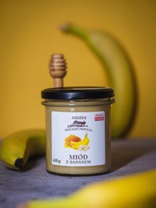 Z bananem - miód 400 g