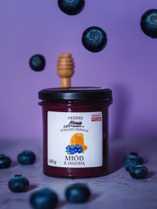 Z jagodą - miód 400 g