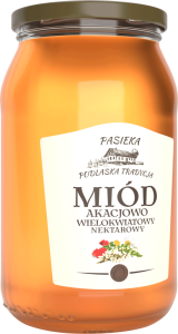 Akacjowo wielokwiatowy - miód nektarowy 1200 g